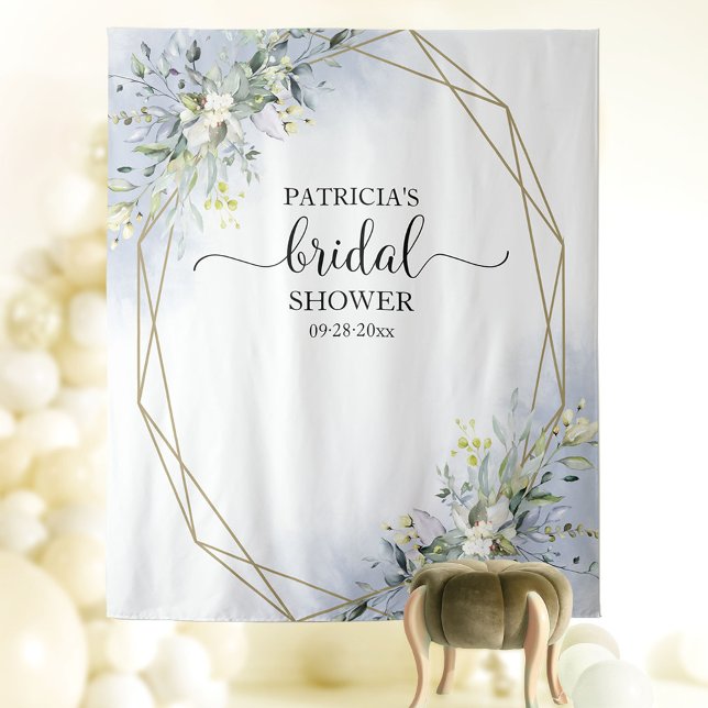 Tapiz GreenBridal Shower Backdrop Photo Prop (Subido por el creador)