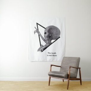 Tapiz Grey Alien, la verdad está ahí fuera