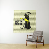 Grim Reaper Guitar ☠️ Diseño Cráneo Gótico