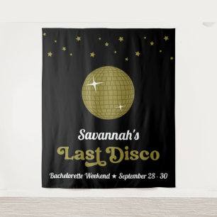 Tapiz Groovy Retro Last Disco Bride Bachelorette
