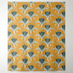 Tapiz Grúa Art Deco - fondo amarillo<br><div class="desc">Grúa Art Deco - fondo amarillo</div>