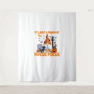 Tapiz Grupo de Hocus Pocus Calabaza Gnome Gato asustado