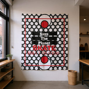 Tapiz Guardar La Pista De Patinaje Planeta