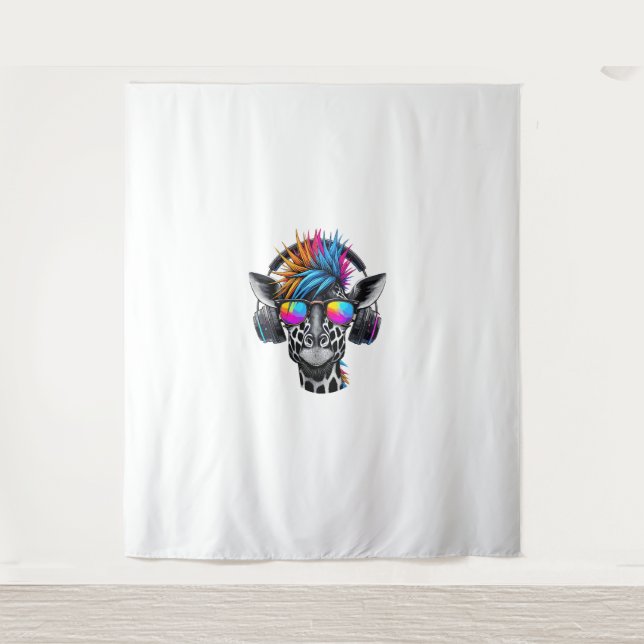 Tapiz Guay Giraffe Gafas de sol Auriculares Girafes (Anverso)