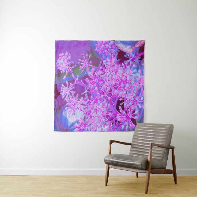 Tapiz Guay Resumen de la naturaleza retro en rosa calien (In situ)