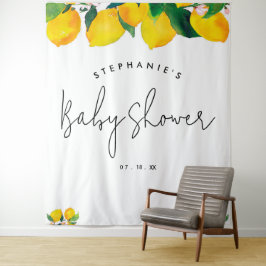 Tapiz Guión de fondo de la caja de fotos Baby Shower de 