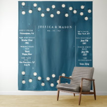 Guirnalda de luces de hadas con desenfoque Bokeh p