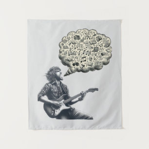 Tapiz Guitarra explosiva de Solfeggio