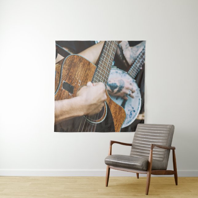 Tapiz Guitarra Impresionante (In situ)