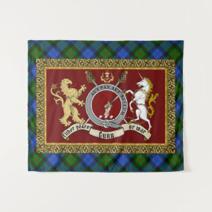 Tapiz Gunn Clan Badge & Tartan