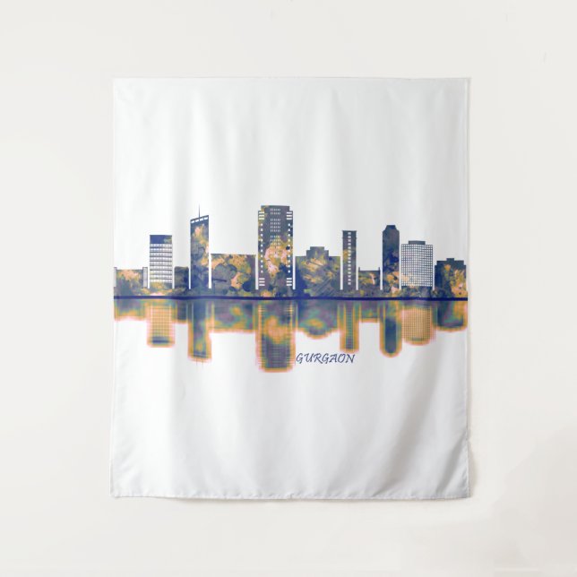 Tapiz Gurgaon Skyline (Anverso)