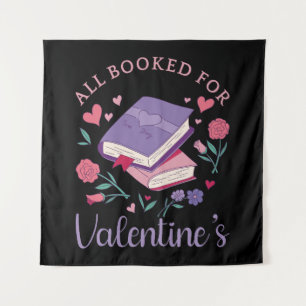 Tapiz Gusano de libros - Todo preparado para San Valentí