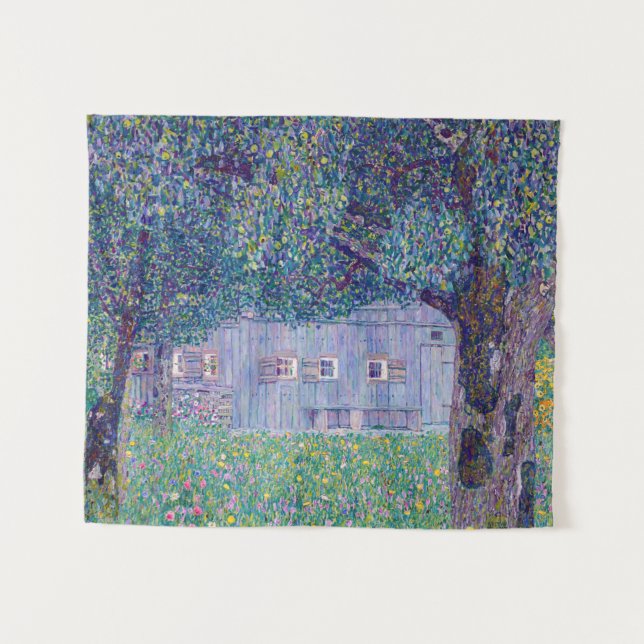 Tapiz Gustav Klimt - Casa de campo en el Alto Austria (Anverso (horizontal))