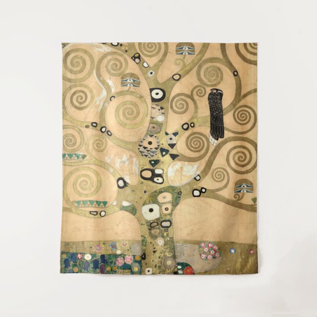 Tapiz Gustav Klimt - El árbol de la vida, la frisa de es (Anverso)