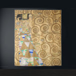 Tapiz Gustav Klimt - Expectativa, Frieze Stoclet<br><div class="desc">El árbol de la vida,  Stoclet Frieze,  Expectation - Gustav Klimt,  Cardboard,  1909</div>