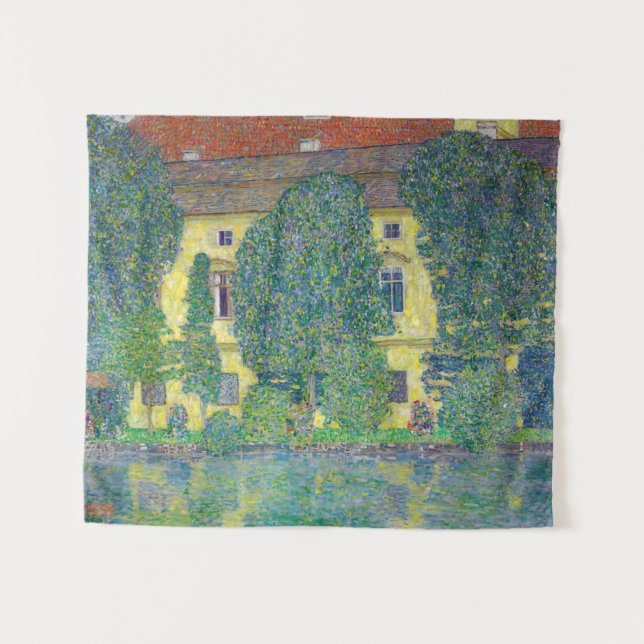 Tapiz Gustav Klimt - Schloss Kammer am Attersee III (Anverso (horizontal))
