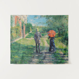 Tapiz Gustave Caillebotte - El camino cuesta arriba