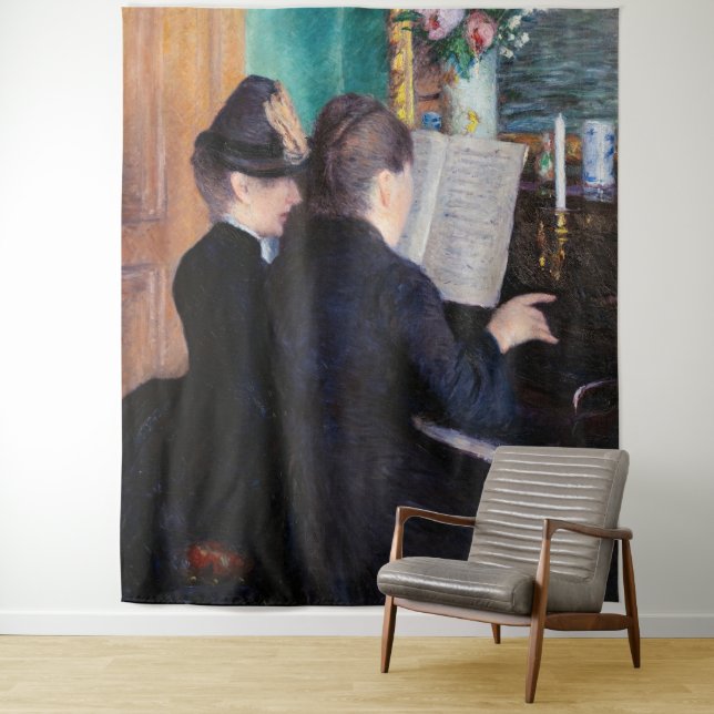 Tapiz Gustave Caillebotte - La lección del piano (In situ)
