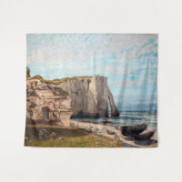 Gustave Courbet - Acantilados en Etretat después d