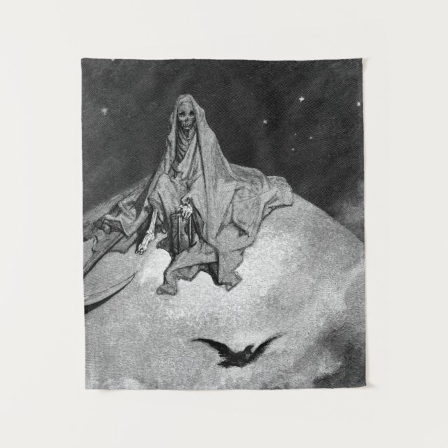 Tapiz Gustave Dore - The Raven (Anverso)