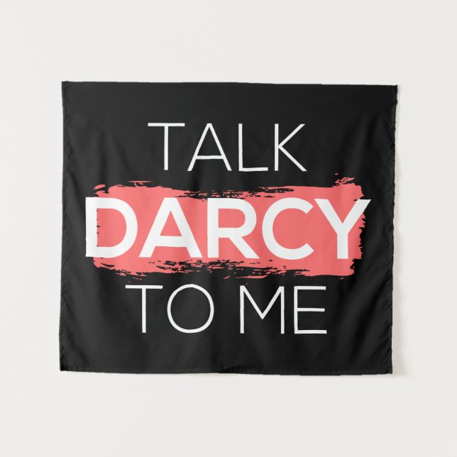 Tapiz Hable Darcy Conmigo (Anverso (horizontal))