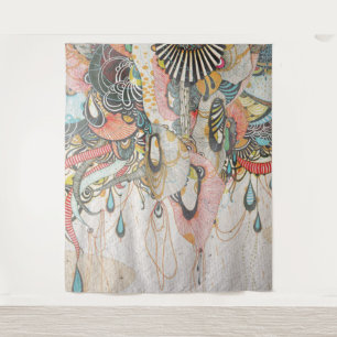 Tapiz Hacer garabatos en el lenguaje de la luz