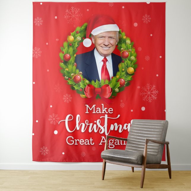 Tapiz Hacer grandes a los Navidades de nuevo Trump regal (In situ)
