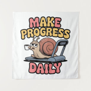 Tapiz Hacer Progresos Diariamente