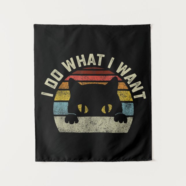 Tapiz Hago Lo Que Quiero Gato (Anverso)