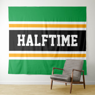 Tapiz HALFTIME Negrita Sportiva Brillante Rayos Negros