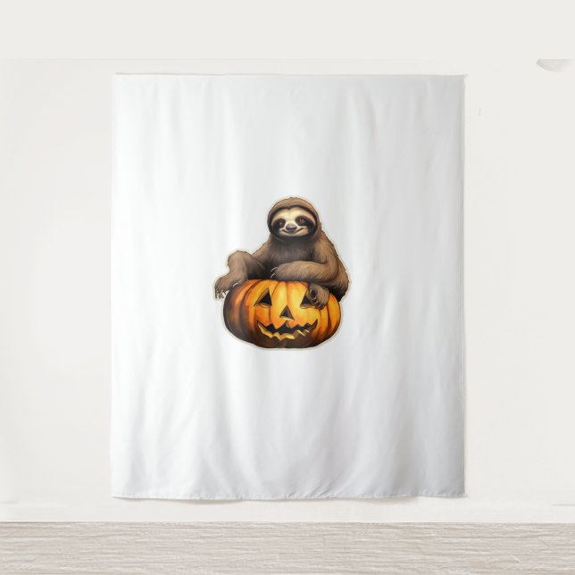 Tapiz Halloween con temática espuma camiseta sobredimens (Anverso)