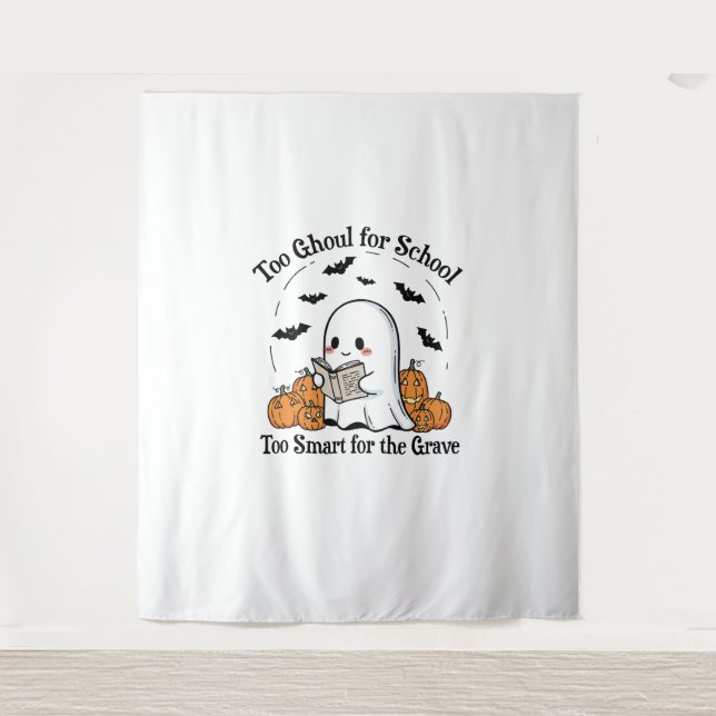 Tapiz Halloween de truco o truco (Anverso)