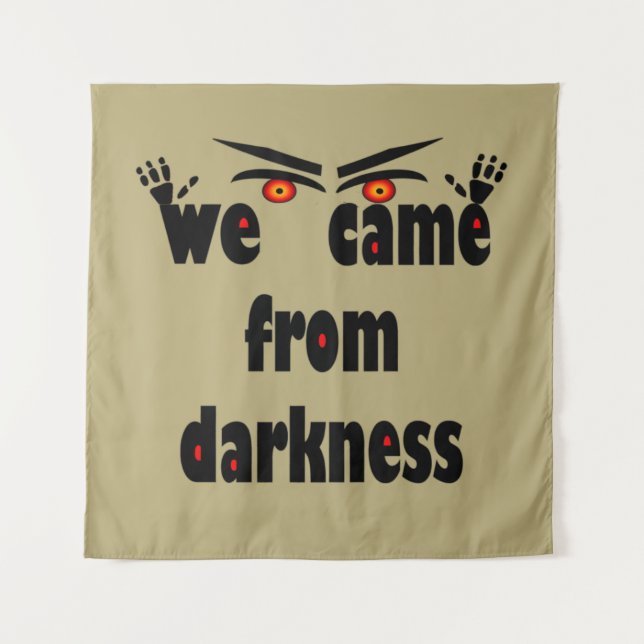 Tapiz Halloween divertido de temporada de fantasía (Anverso)