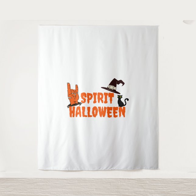 Tapiz Halloween espiritual (Anverso)