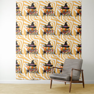 Tapiz Halloween Groovy Retro