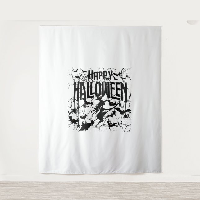 Tapiz Halloween Happy Halloween (Anverso)