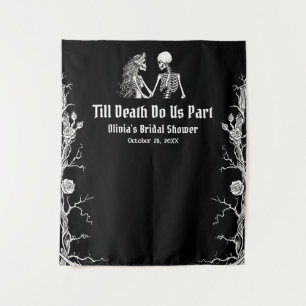 Tapiz Halloween hasta la muerte nos hacen parte de ducha