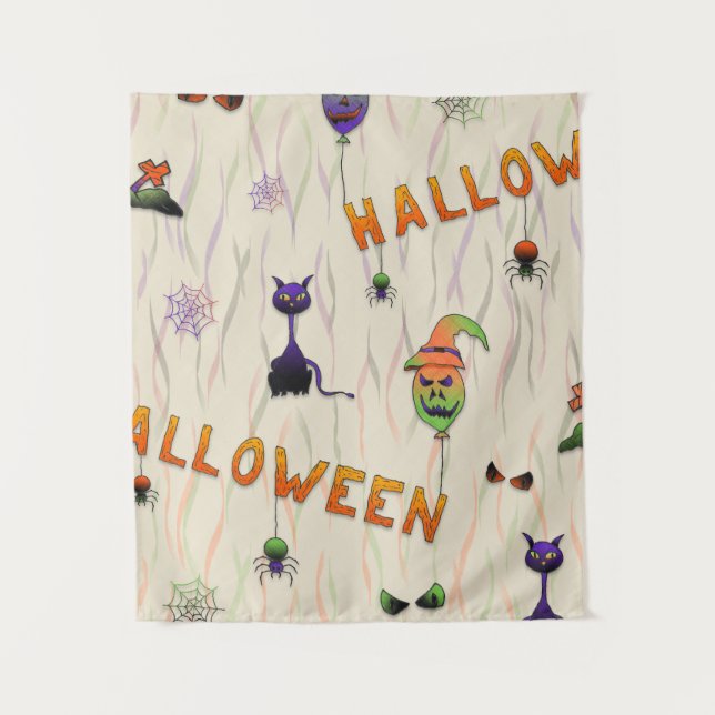 Tapiz Halloween Illustrations (Anverso)