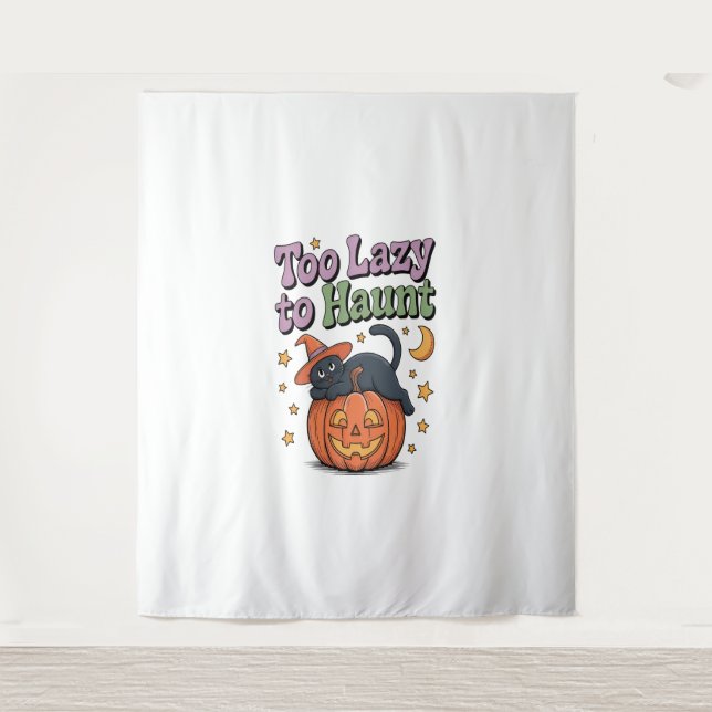 Tapiz Halloween Lazy Ghost (Anverso)
