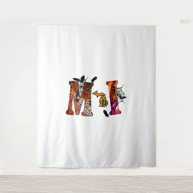 Tapiz Halloween Michigan (Anverso)