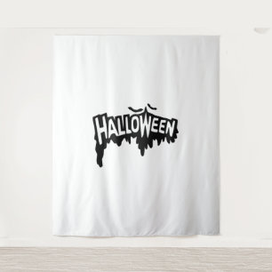 Tapiz Halloween negro