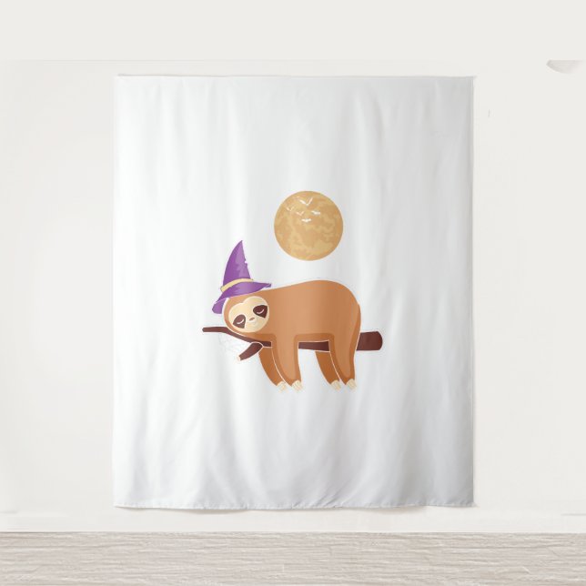 Tapiz halloween perezoso, pereza de halloween (Anverso)