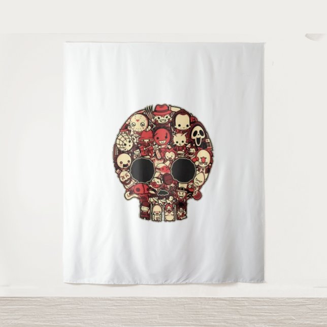 Tapiz Halloween sangriento (Anverso)