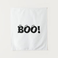Halloween Scary Boo! eyeballs decoración blanca ne