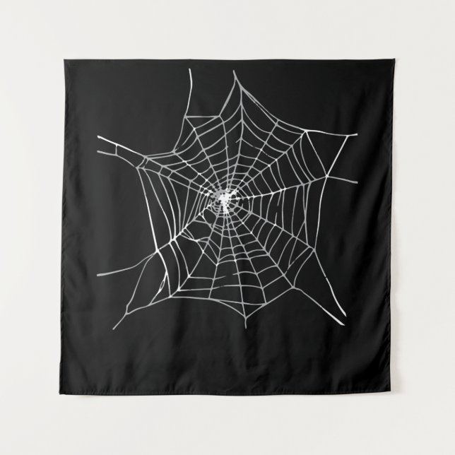 Tapiz Halloween Spider Web Costume divertida Fiesta de H (Anverso)