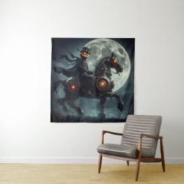 Tapiz Halloween Steampunk Jinete sin Cabeza