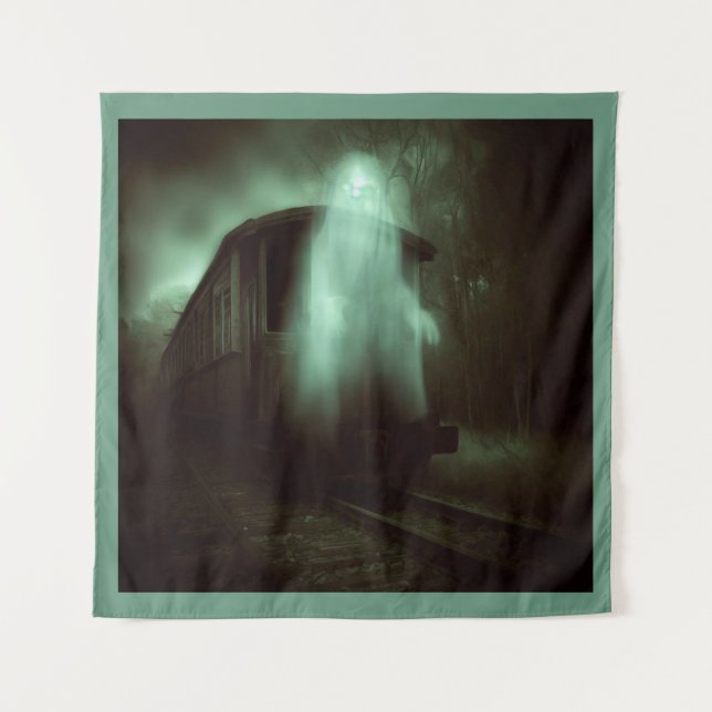 Tapiz Halloween - Tren embrujado 2 (Anverso)