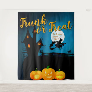 Tapiz Halloween Trunk or Treat Fondo para Fotos