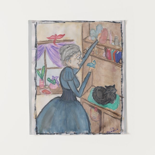 Tapiz hambruna de brujas (Anverso)