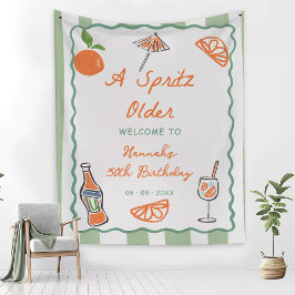 Tapiz Hand Dibujó Una Fiesta De Cumpleaños Más Vieja De